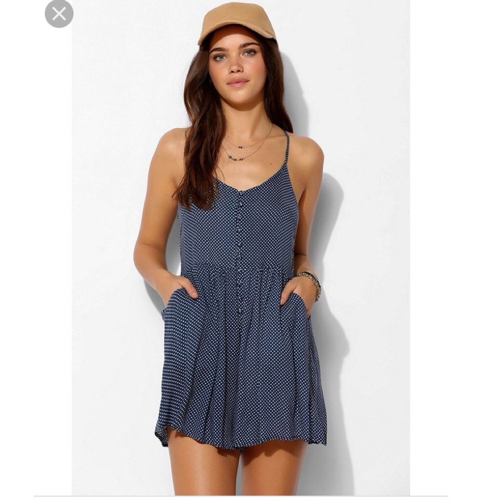 MinkPink Polka Dot Romper